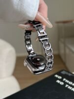 Metal Diamond Apple Watch Strap for Ultra & Series 9 8 7 6 SE - Image 8