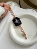 Metal Diamond Apple Watch Strap for Ultra & Series 9 8 7 6 SE - Image 7