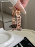 Metal Diamond Apple Watch Strap for Ultra & Series 9 8 7 6 SE - Image 6