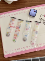 Cute Cartoon & Colorful Pattern Apple Watch Bands – Soft, Durable & Stylish - Image 2
