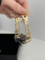Floral Diamond Metal Link Band for Apple Watch – Luxury Chain Design - Image 32