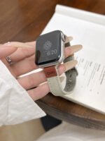 Cosy Braided Leather Strap for Apple Watch – Soft Woven Band 38–49mm Compatible - Image 13