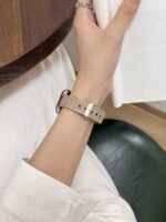 Cosy Braided Leather Strap for Apple Watch – Soft Woven Band 38–49mm Compatible - Image 11