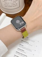 Cosy Braided Leather Strap for Apple Watch – Soft Woven Band 38–49mm Compatible - Image 23