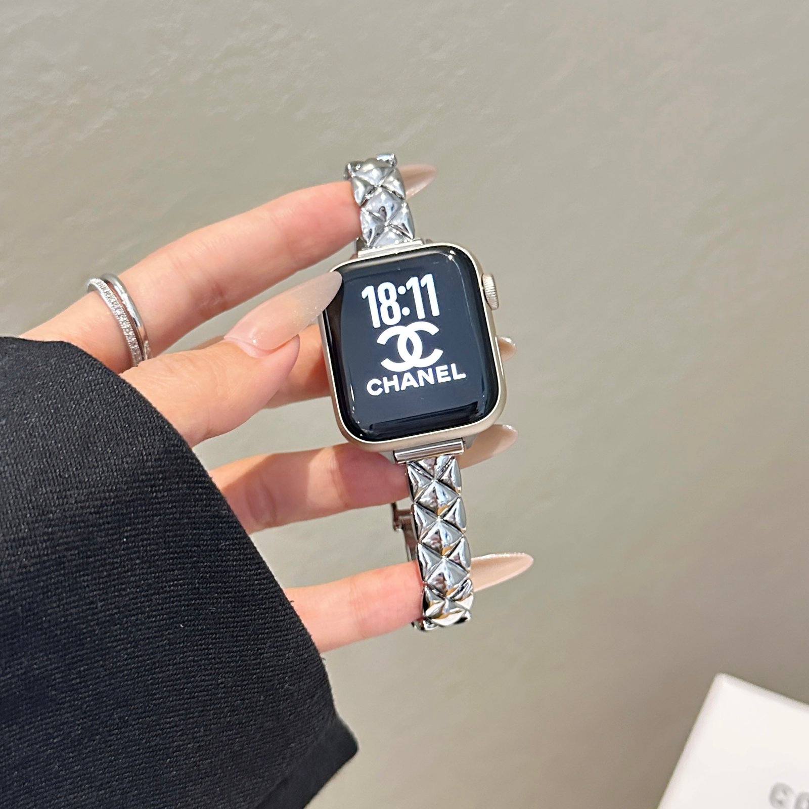 Quilted Metal Bracelet Band