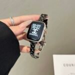 Quilted Metal Bracelet Band for Apple Watch – Luxury Diamond Pattern Design - Image 7