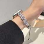 Zircon Star Charm Bracelet Strap for Apple Watch – Luxury Crystal Band 38–49mm - Image 5