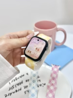 Plaid Silicone Watch Band for Apple Watch 38/40/41/42/44/45/46/49mm - Image 4
