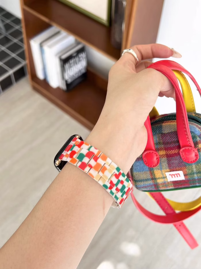 Resin Watch Strap for Smart Watches – Mixed Colors Collection - Image 2
