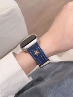 Vintage Star Denim Apple Watch Band – Compatible with Series 1–9, SE & Ultra - Image 10